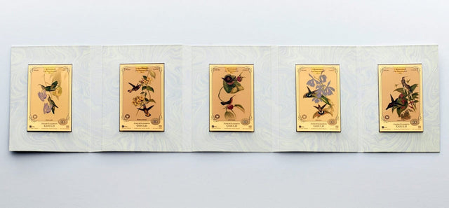The John and Elizabeth Gould Aurum® 24k Gold Collection - Hummingbirds