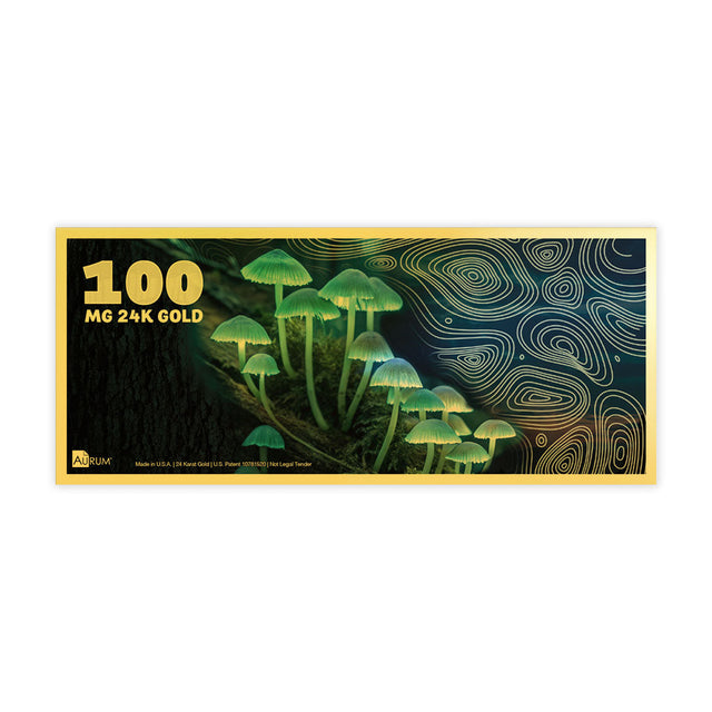 Bioluminescence Series Fungi Aurum® 100mg 24k Gold Bill