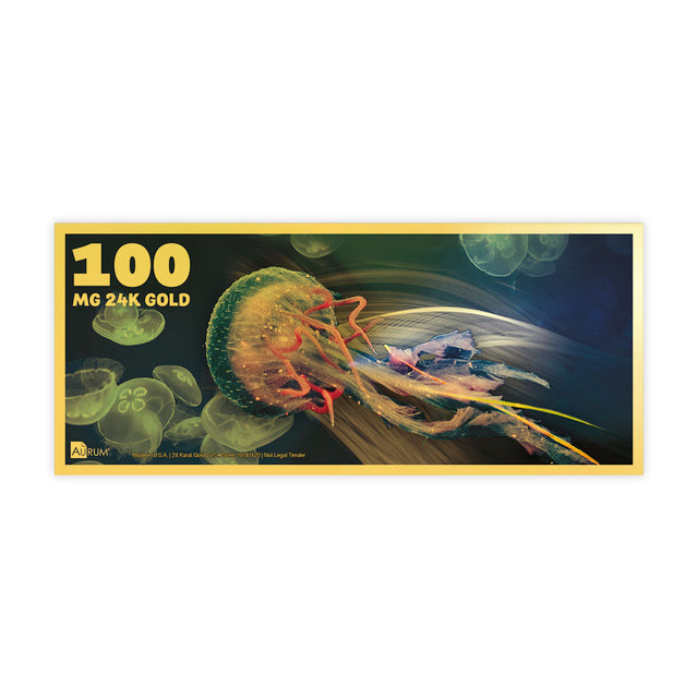 Bioluminescence Series Jellyfish Aurum® 100mg 24k Gold Bill