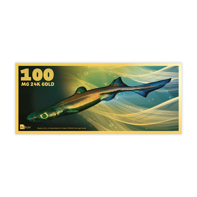 Bioluminescence Series Lantern Shark Aurum® 100mg 24k Gold Bill