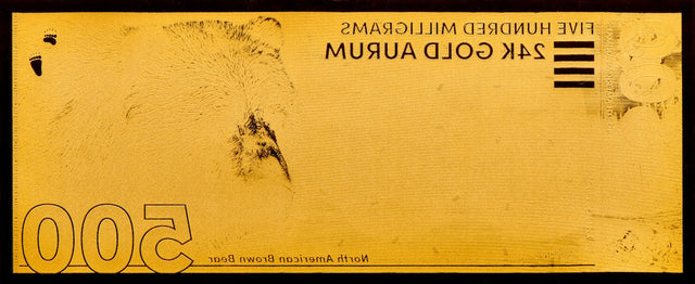 Brown Bear Aurum® 500mg 24k Gold Bill 2024