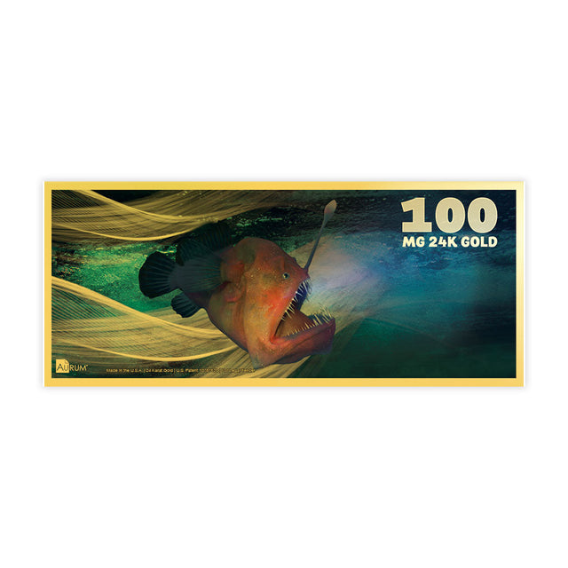Bioluminescence Series Anglerfish Aurum® 100mg 24k Gold Bill