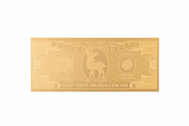 New! Christmas Reindeer Aurum® 24k Gold Bill
