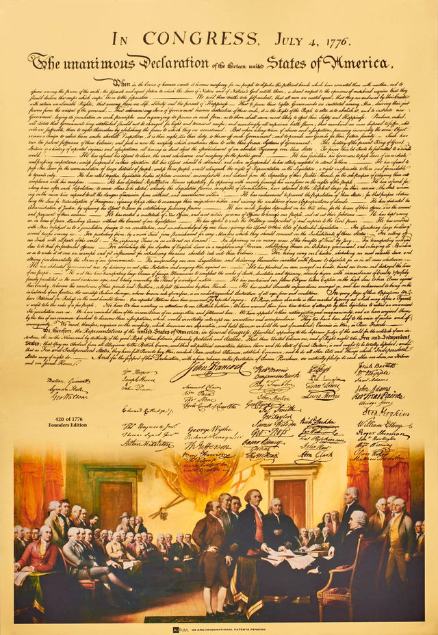 The Second Continental Congress Declaration of Independence