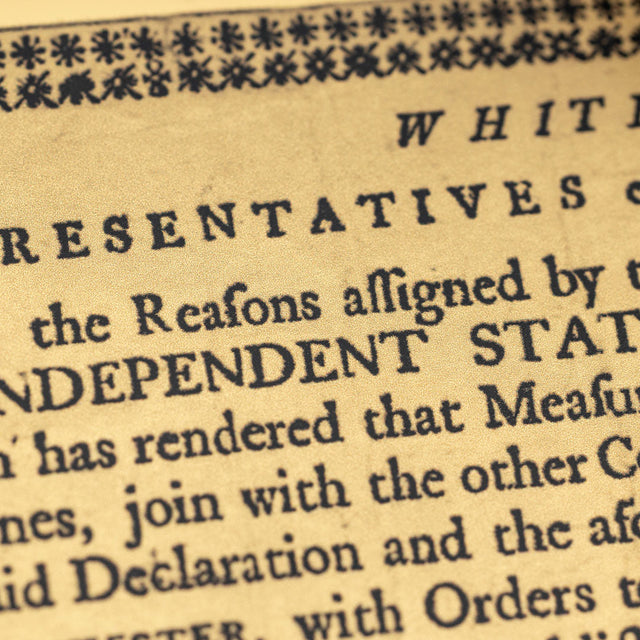 The Holt Declaration of Independence