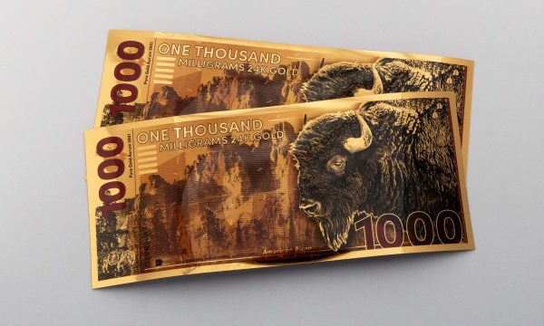 1000mg North American Bison Aurum® Gold Bill