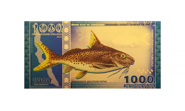 Tanzanian 1000 Shilling Lake Tanganyika Catfish Aurum®