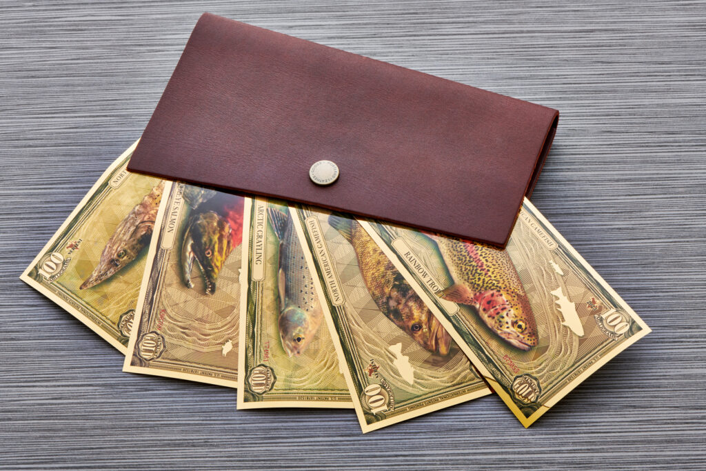 North American Game Fish Aurum® set in a wallet.