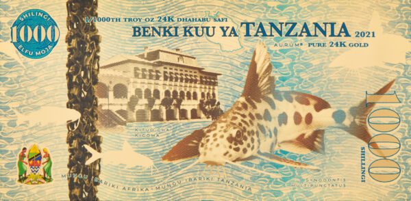 Tanzanian 1000 Shilling Kituo Cha Kigoma Aurum®