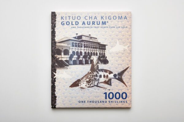 Tanzanian 1000 Shilling Kituo Cha Kigoma Aurum® – Note in Commemorative Printed Folder